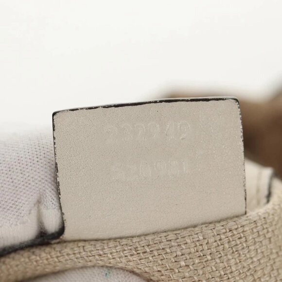 GUCCI GG Canvas Horsebit Tote Bag 2way Beige Gold 232949 Auth 146265 - Picture 13 of 16